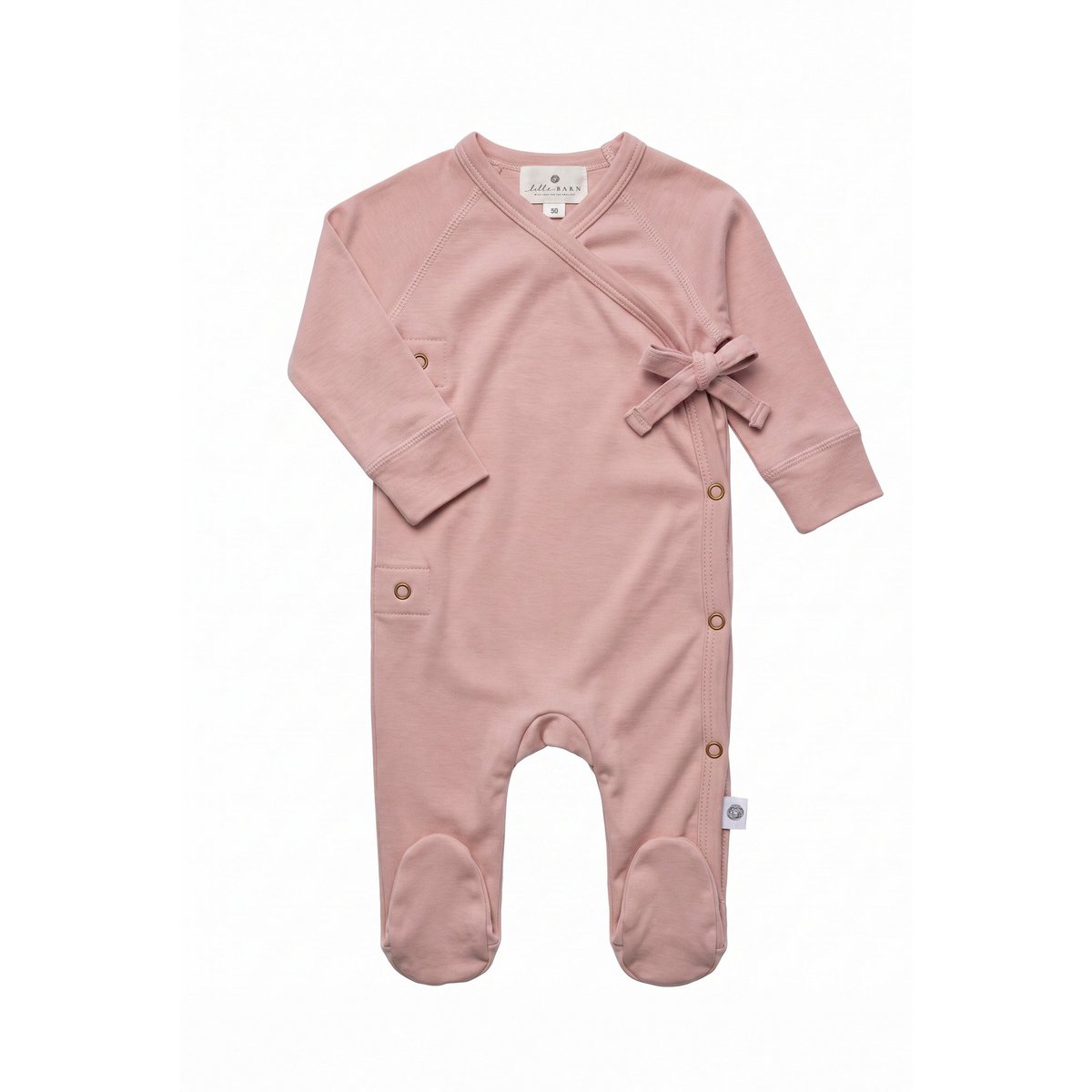 Boxacketing en laine / Kruippacket - Merinol - Rose brumeuse