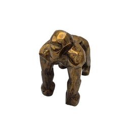 Deco. Gorilla - Antique Brass Shiny