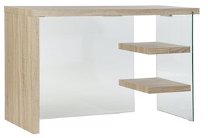 ESCRITORIO CRISTAL MDF 120X50X76 TEMPLADO GRIS MB196168