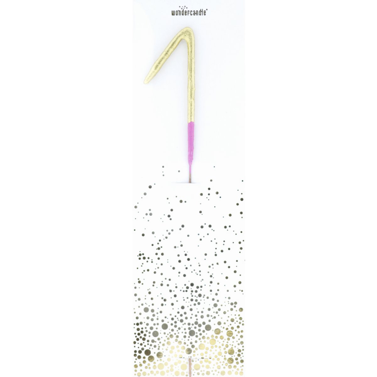 1 Bicolor 2-farbig gold pink Wondercandle® classic