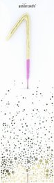 1 Bicolor 2-farbig gold pink Wondercandle® classic