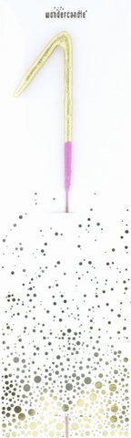 1 Bicolor 2-farbig gold pink Wondercandle® classic
