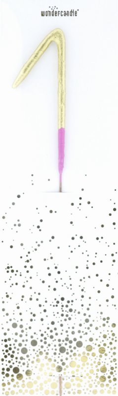1 Bicolor 2-farbig gold pink Wondercandle® classic