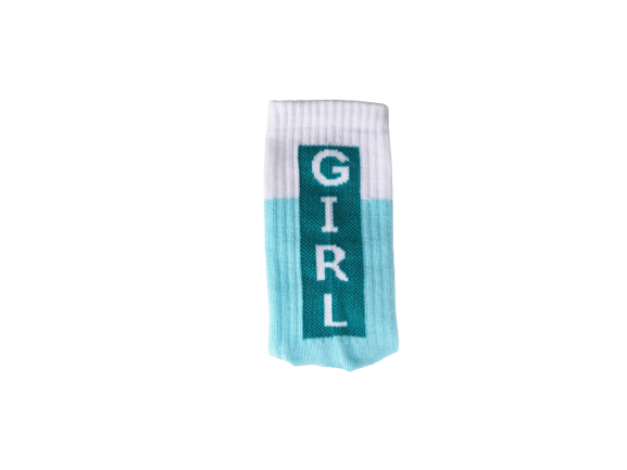 SKARPETKI GIRL POWER BLUE dla dzieci