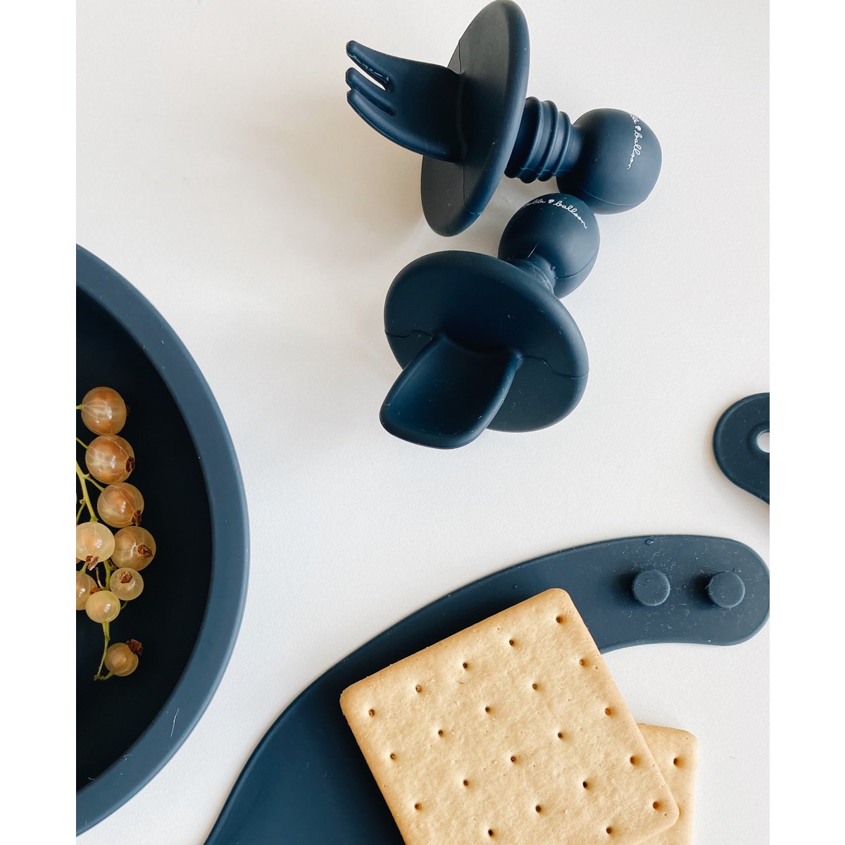 Silicone Cutlery Set - Ocean Blue
