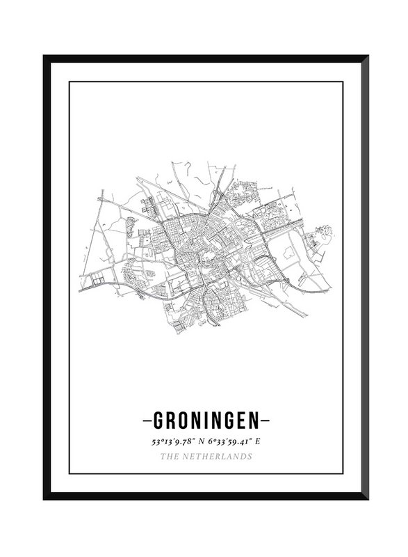 Groningen - Bykortplakat