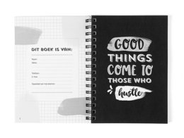 Budget Planner Cash Book A5 // Black and White Household Booklet