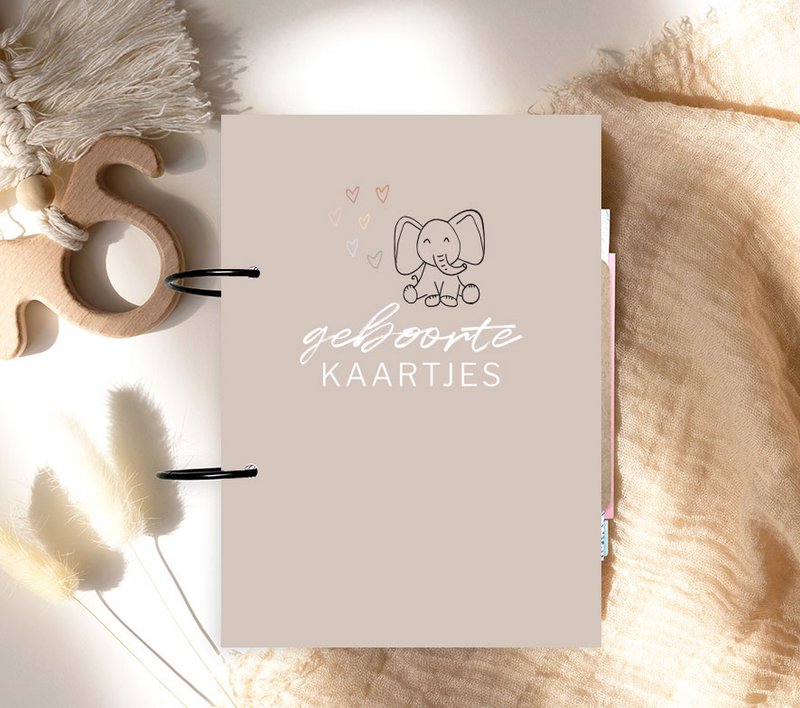 Save Bundle | Birth announcements | Elephant gray