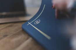 vegan bio-leather notebook - Lilly