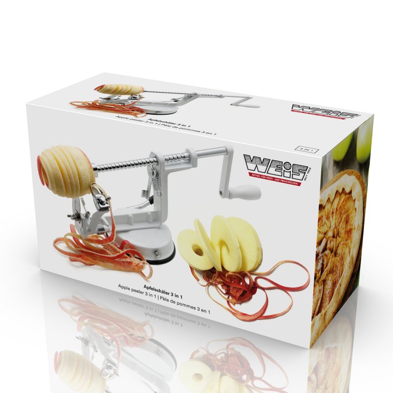 Apple peeler / cutter 3 in 1 white