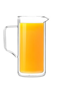 Double wall glass pitcher 1000ml DIVA 8609