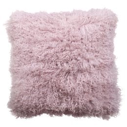 Tibet fåreskind pude | 15 farver | 45x45 cm