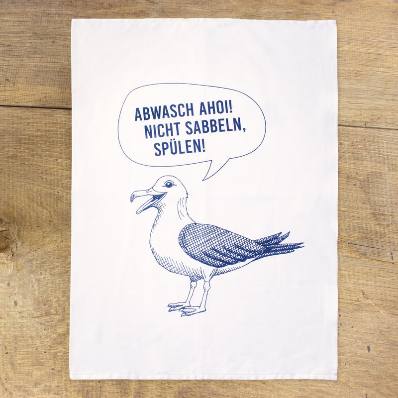 Tea towel "Washing Ahoy - Seagull"
