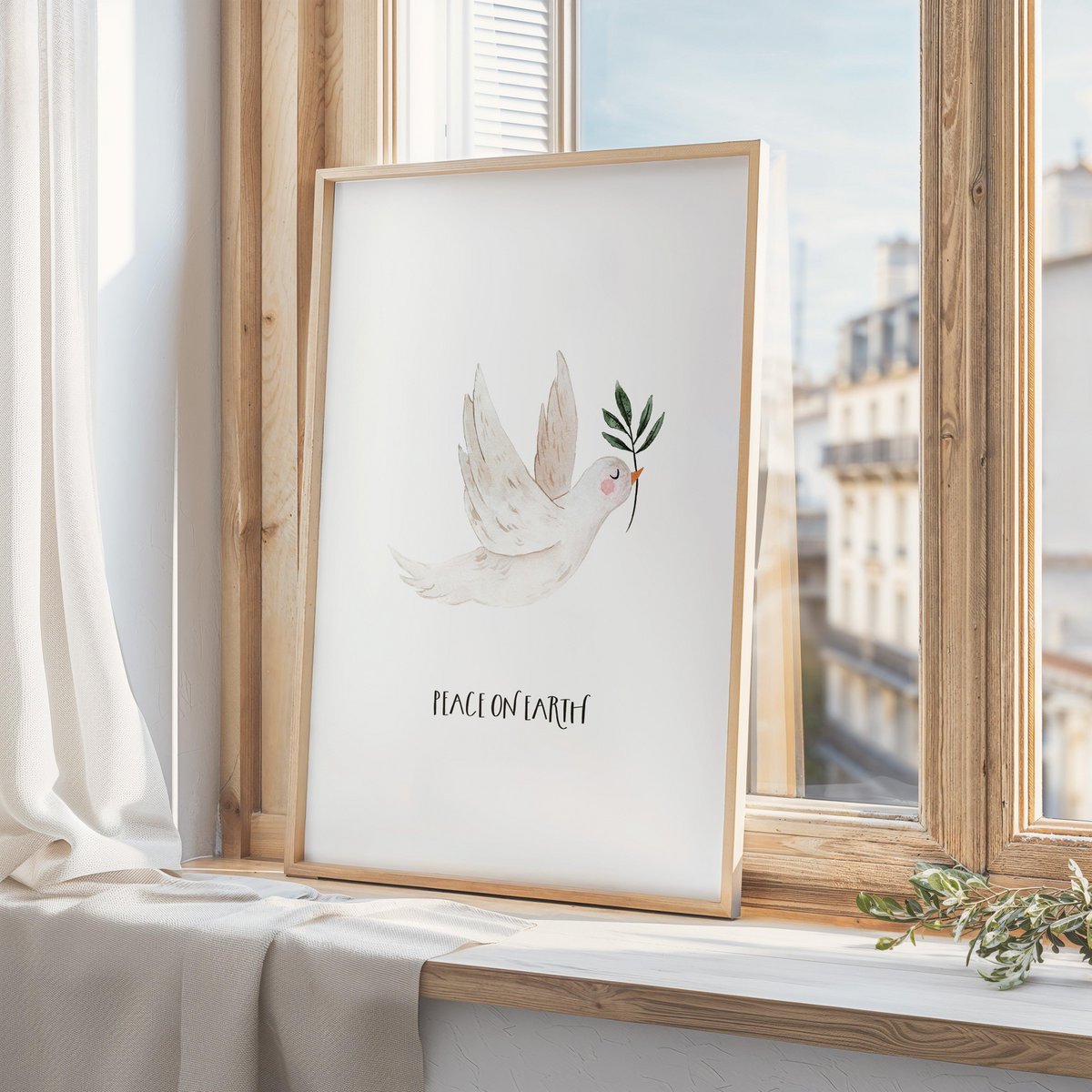 Kunstdruck - Peace on earth