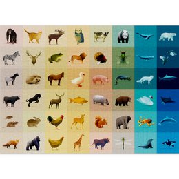 Puzzle Faune (1000 pièces)