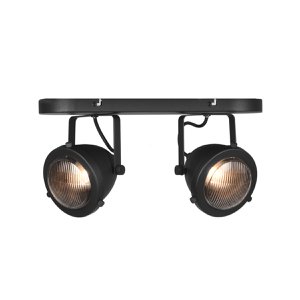 Hazer Spot Moto - Black - Metal - 2 lights 35 x 16 x 12 cm