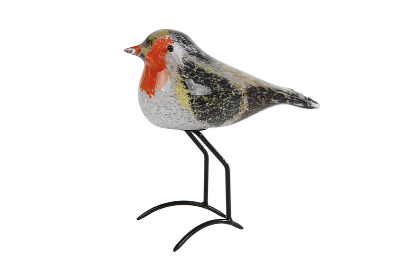 Skulptur Robin glas