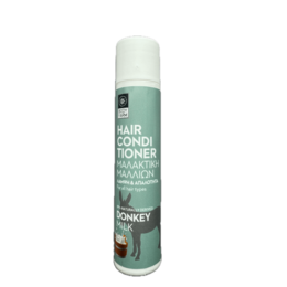 Conditioner with donkey milk, travel size, 50 ml. Moisturizing and nourishing formula for hair.