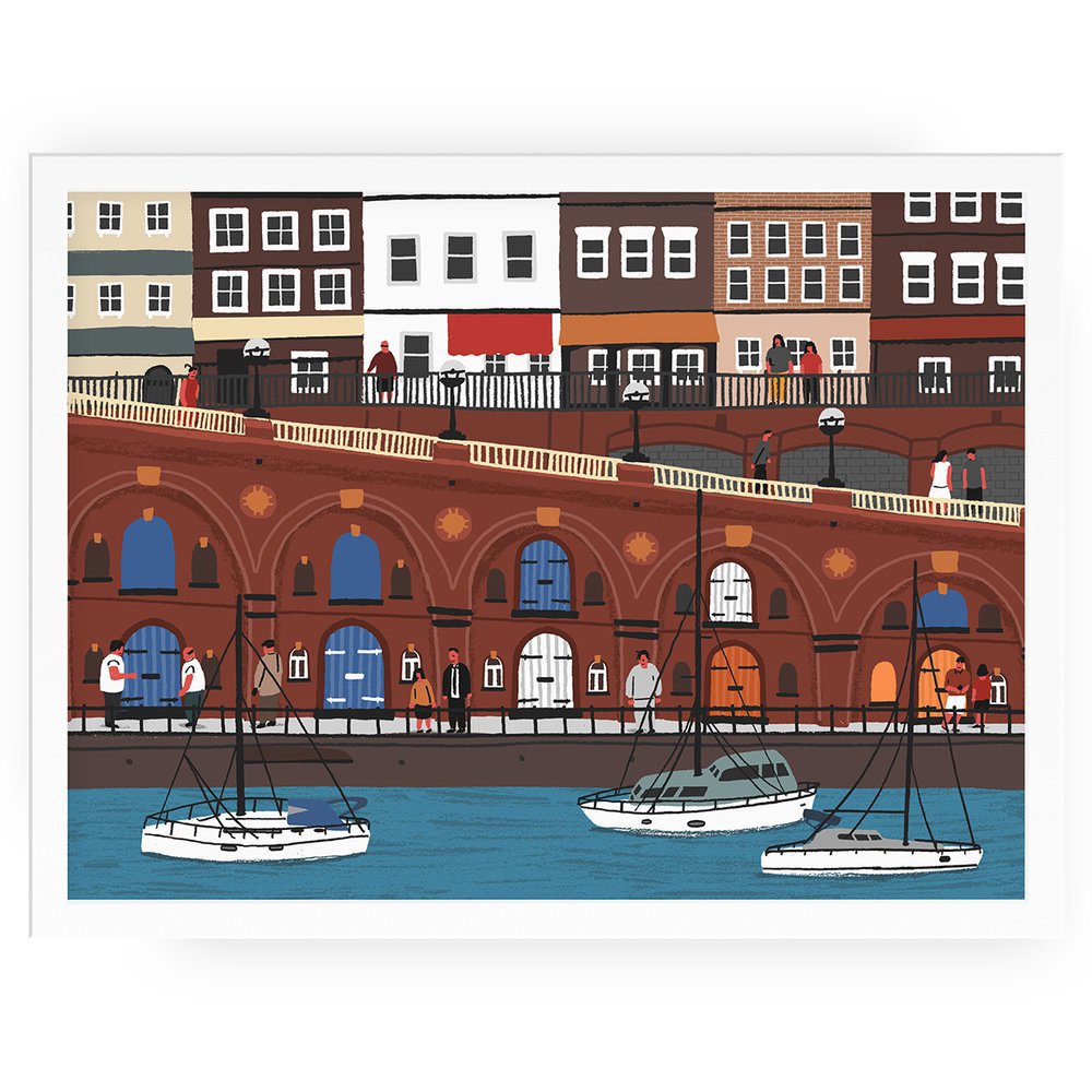 Ramsgate harbourscape print