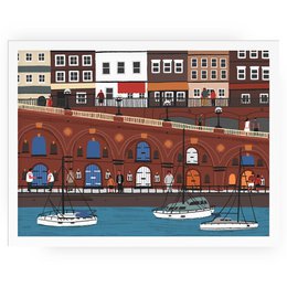 Impresión del paisaje del puerto de Ramsgate