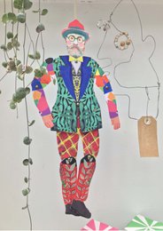 Matisse klippede og lavede dukke