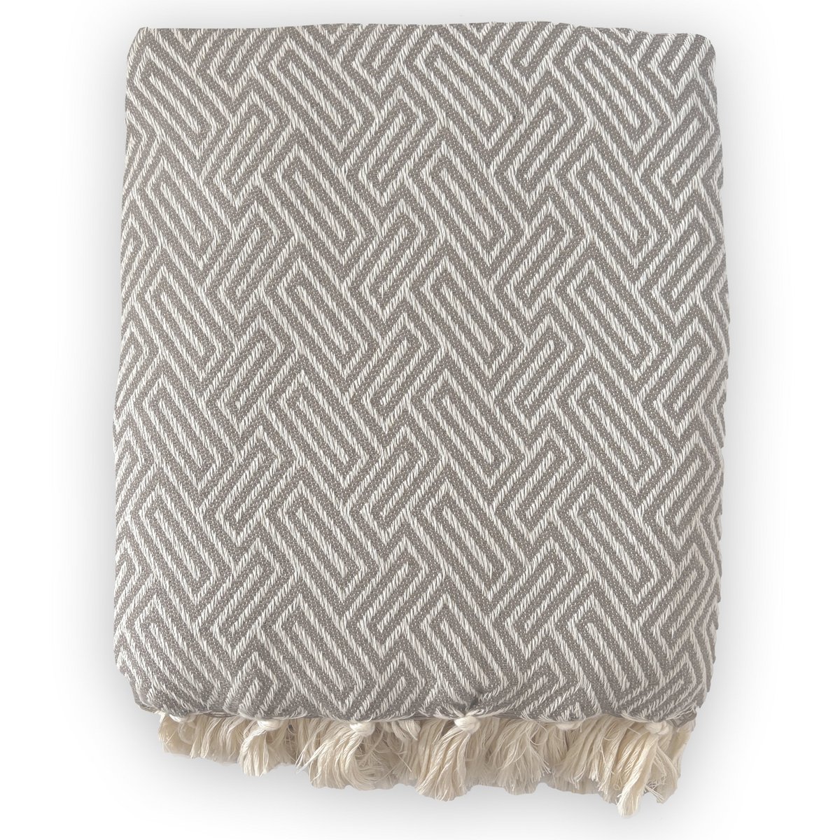 Plaid Throw Athene - Taupe - 150x250cm