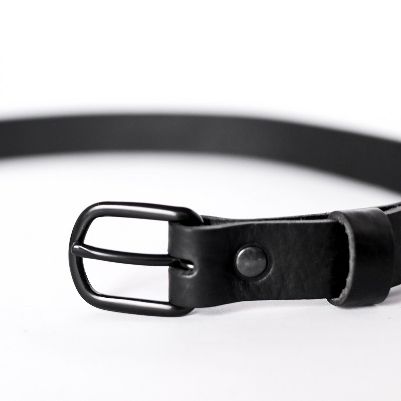 No Fus Collar Dog Leather Nero