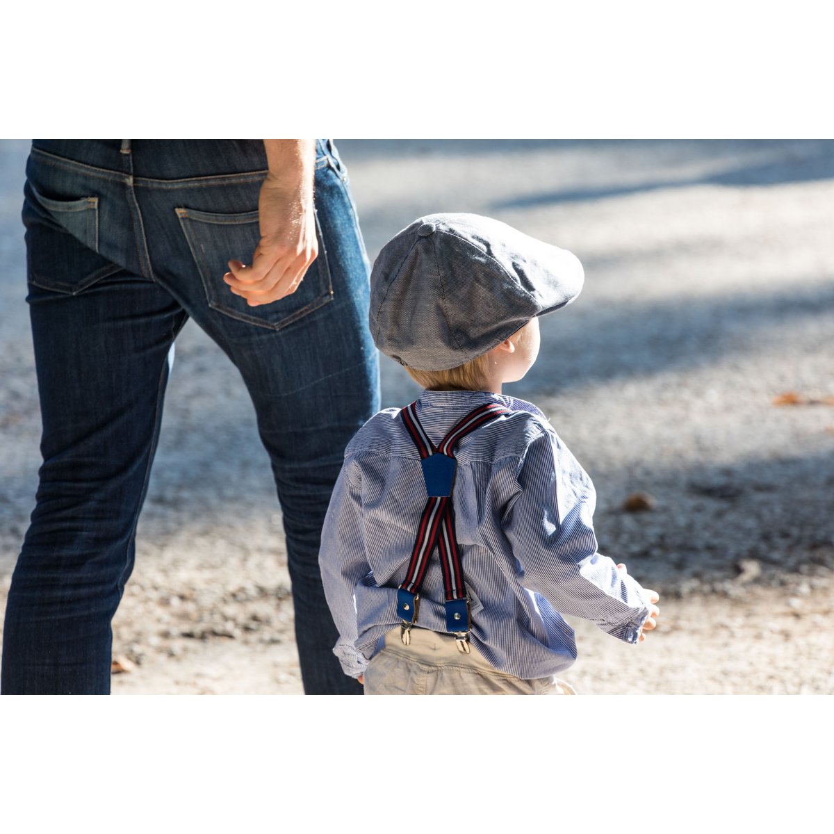 Small French children's suspenders