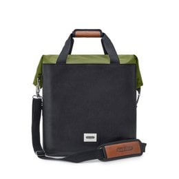 Black+Blum insulated cooler bag, 25 liter capacity, available in green and gray colors, suitable for picnics and outdoor activities, with a durable and stylish design.