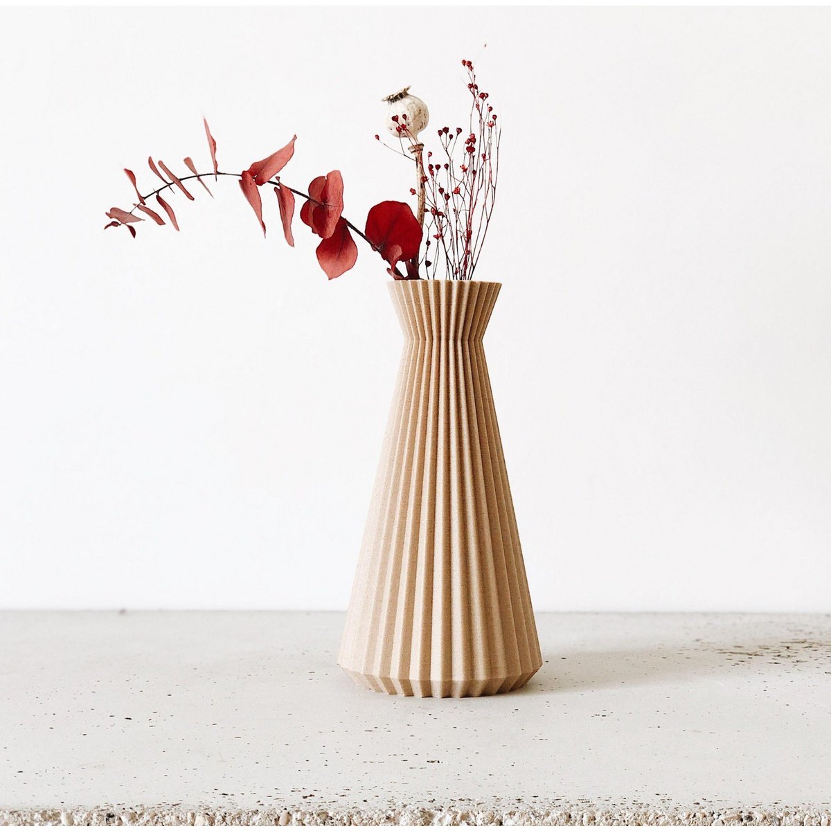 Natural Wood 30 cm height