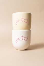 Ich liebe dich Buttergelber BECHER