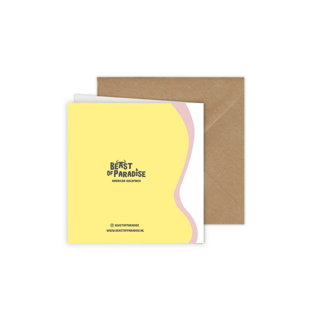 Verjaardagskaart vogel, kaarten voor dieren, grappige mini -kaart, feestvogels