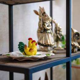 Family Egg Holder Ø 24 cm in Made in Italy Ceramic