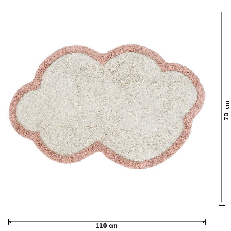 Cloud-Kinderteppich Little Nimbus Blush