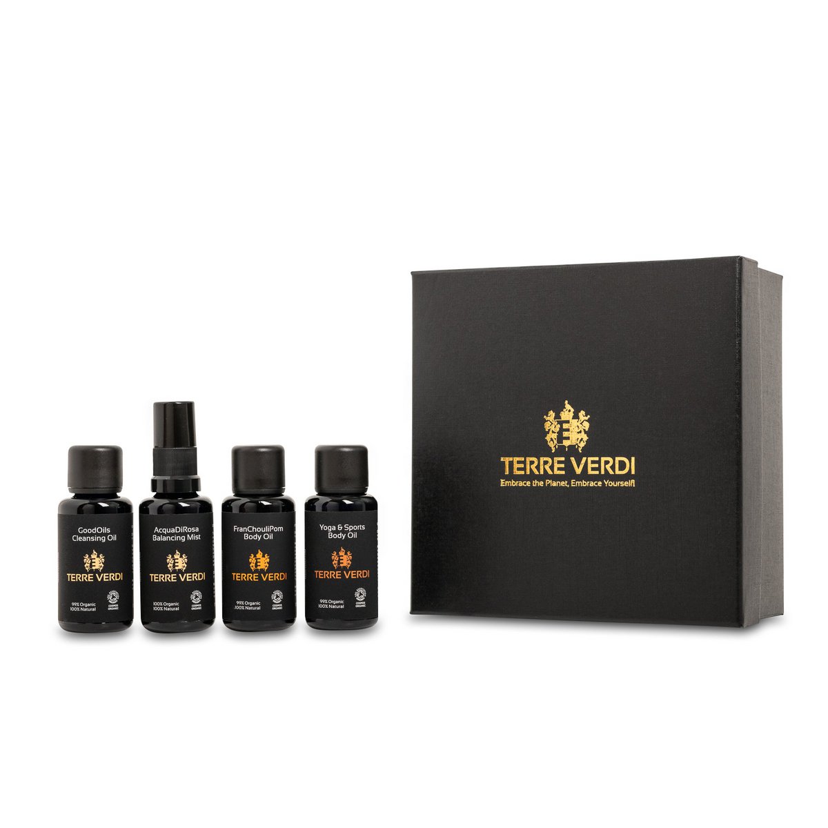 The Travel Box - Coffret d'essai de soins de la peau bio