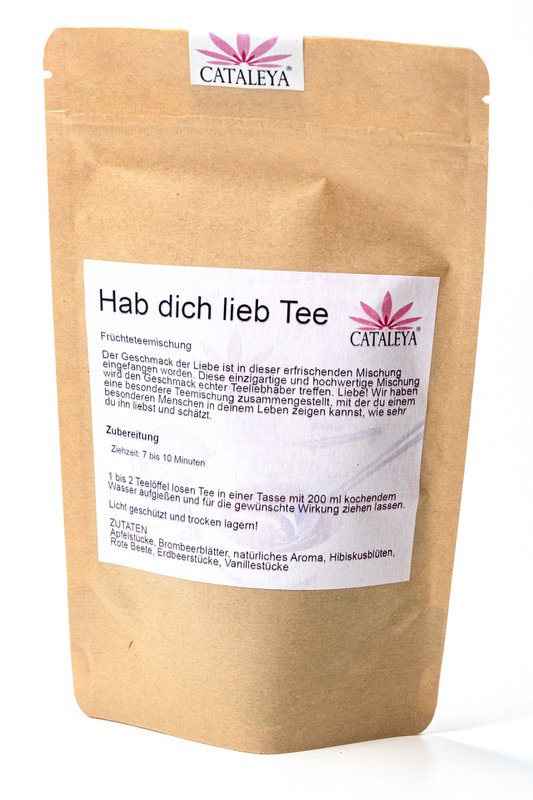 ELSKER DIG-naturlig te med frugter, blomster og urter 50g