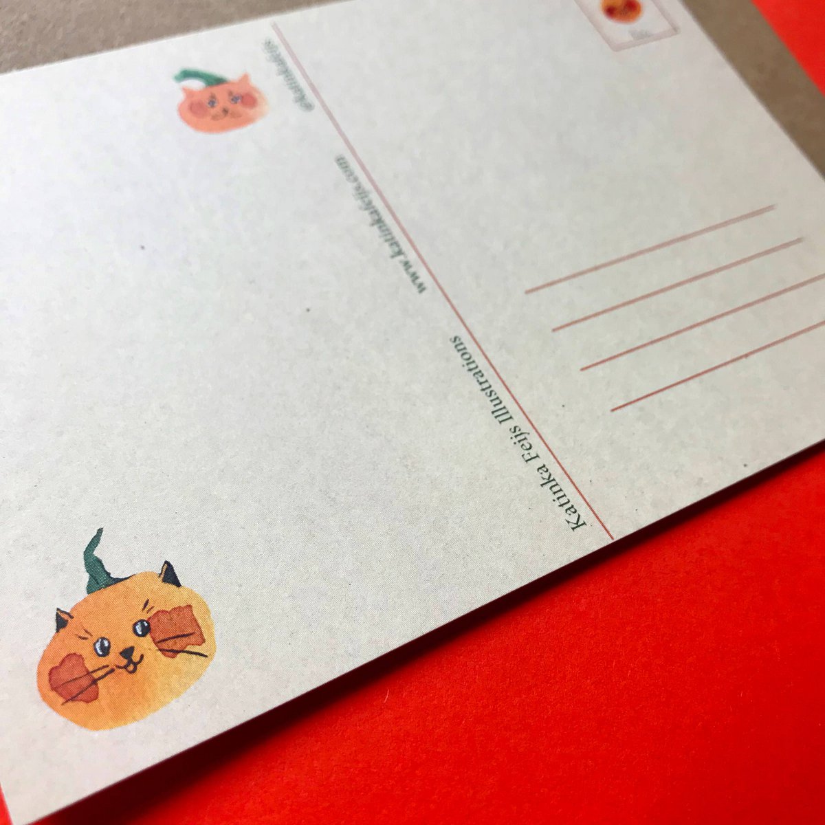 Carte postale Happy Halloweeen (écologique)