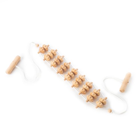 Houten rugmassage roltouw 120 cm