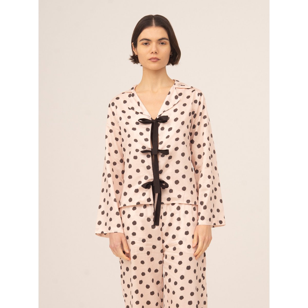 Noctis Polka Dot Pyjama Shirt