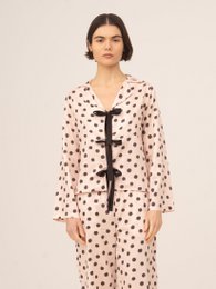 Noctis Pyjamashirt met stippen