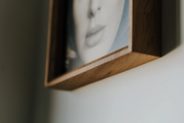 Oak Vinyl Album -Rahmen für Display, vielseitiges Musikdekor und Geschenk für Vinyl -Fans