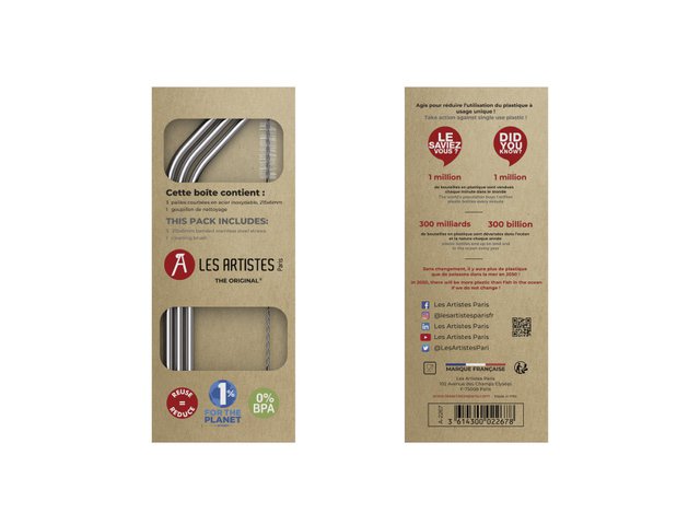 Rietjes set met borstel LAP set a 3 stuks