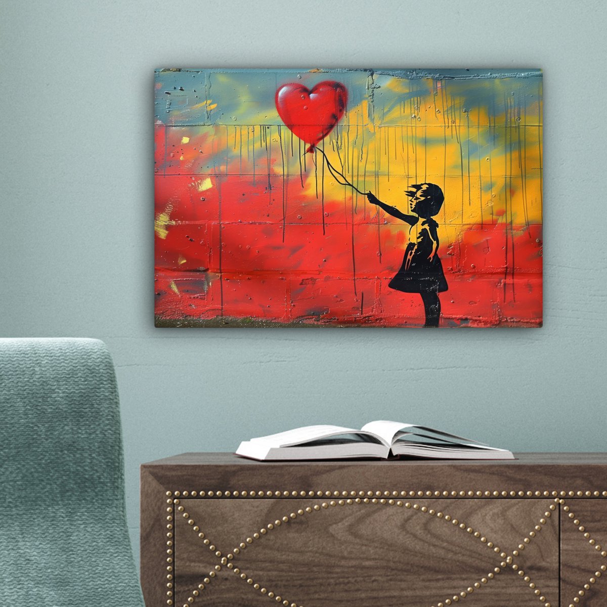 Leinwand Malerei - Wanddekoration Banksy Sty