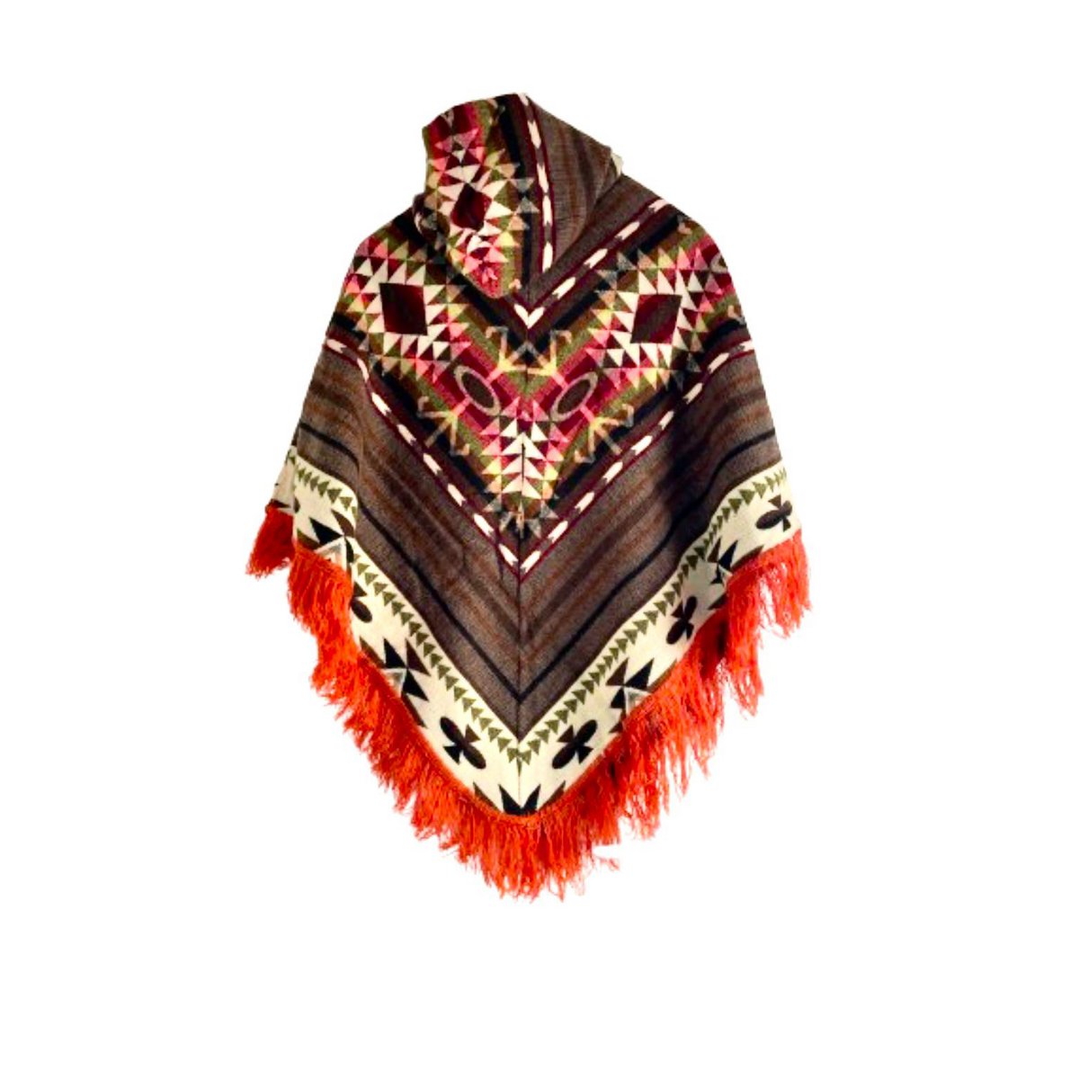 Poncho Alpaca | Taupe koraal 