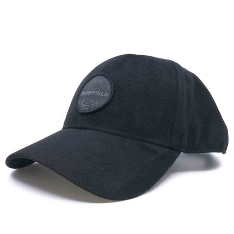 Wildlederkappe Schwarz Niedrig