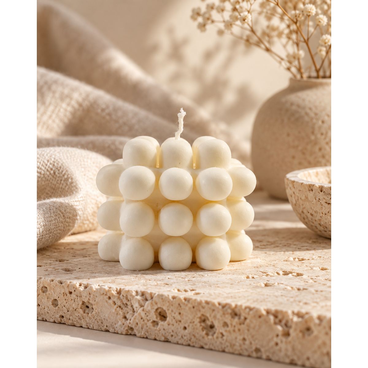 Bubbly candle | rapeseed wax