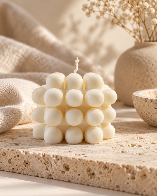 Bubbly candle | rapeseed wax