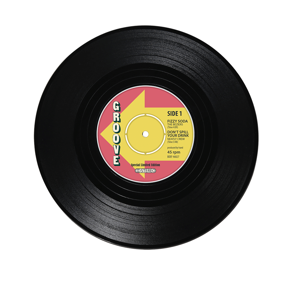 Vinyl coaster, Record,