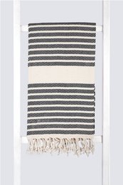 Black 100 cm x 180 cm 100% Cotton
