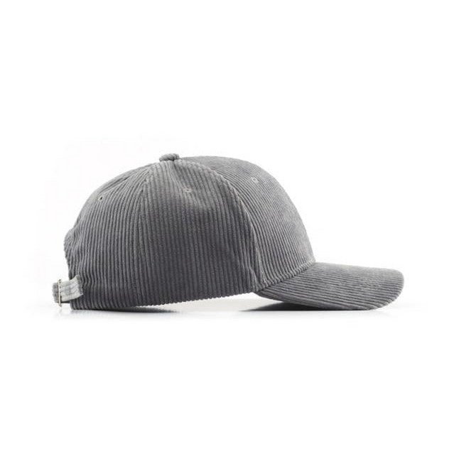 Legend Cap Basic - eindbaas - Corduroy - Grey